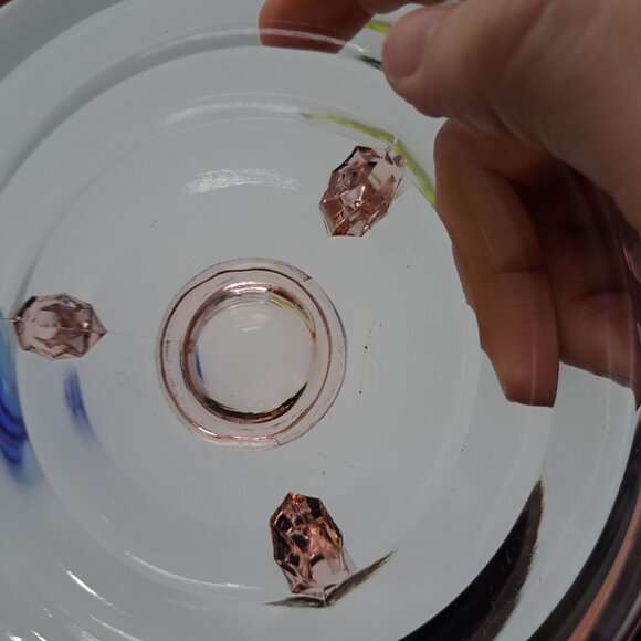 Anchor Hocking Pink Depression Glass Candy Nut Trinket Dish Footed Bowl 1930s - Picture 11 of 11